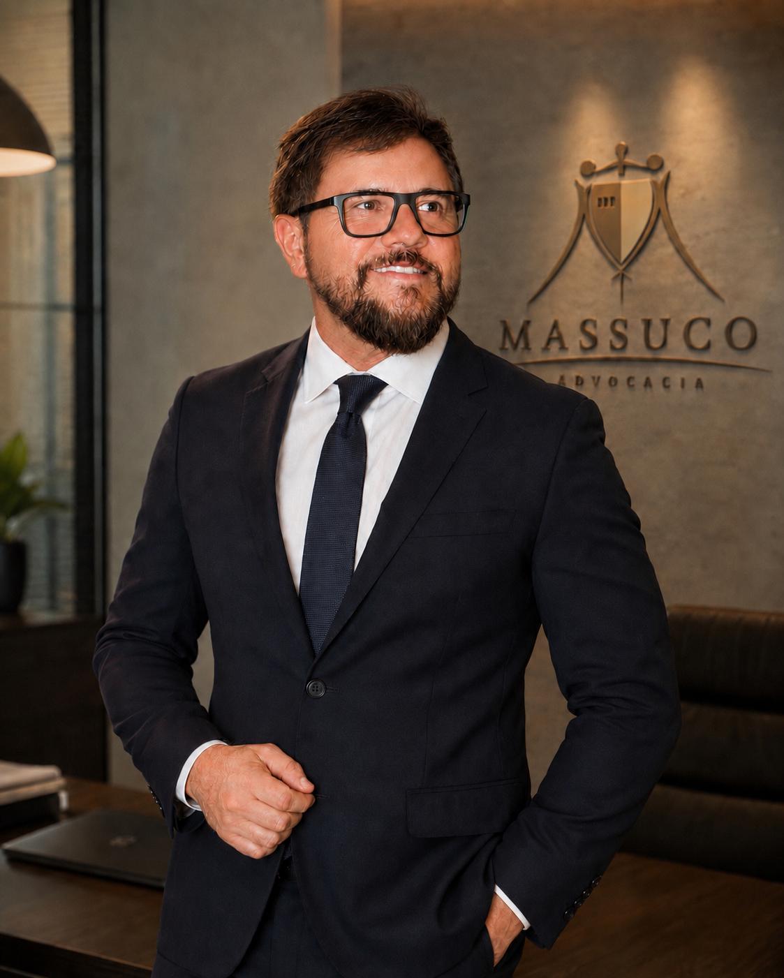Dr. Gilmar Massuco em seu escritório